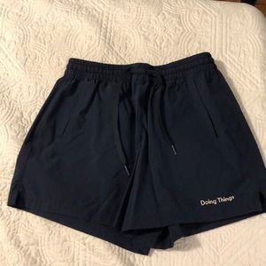 Outdoor voices navy shorts